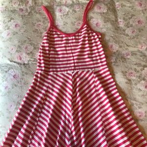 Pink striped dress